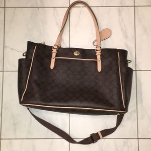 Coach diaper bag